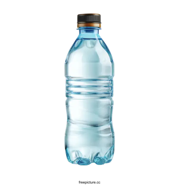[Transparent Background PNG]Light Blue Plastic Water Bottle
