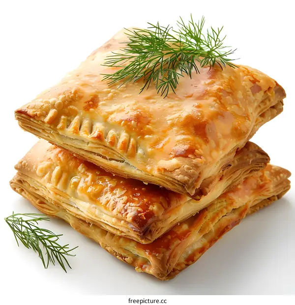 Freshly Baked Puff Pastry Turnovers
