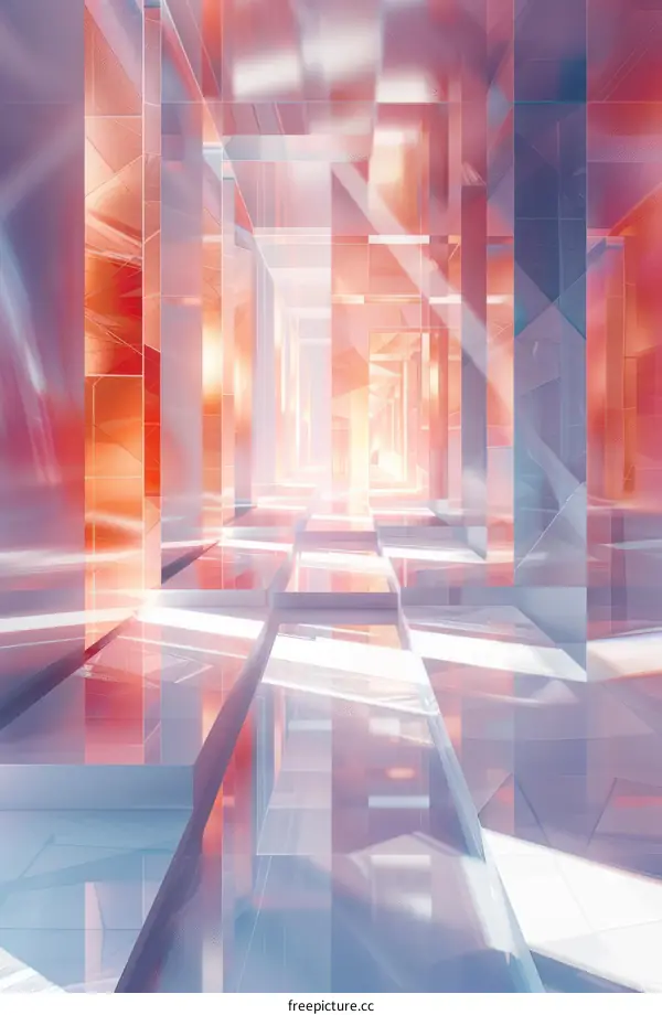 Blue and Pink Geometric Structure