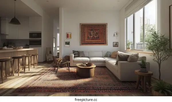 Modern Cozy Living Room Interior Design