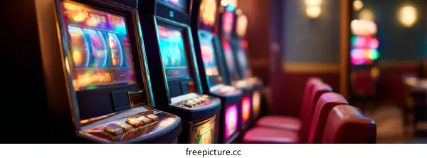 Casino Slot Machines Row