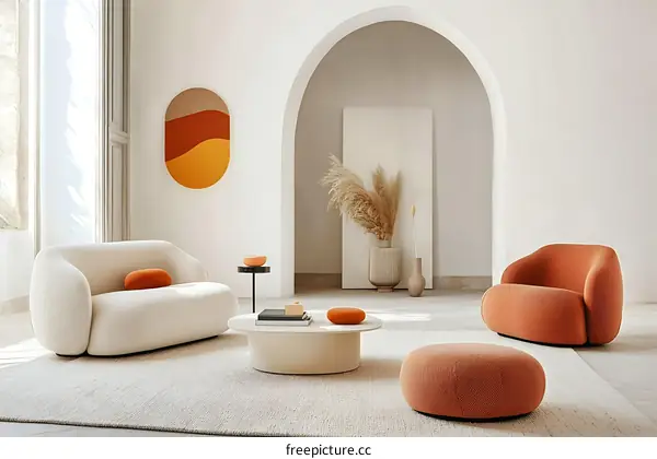 Modern Minimalist Living Room Interior Design