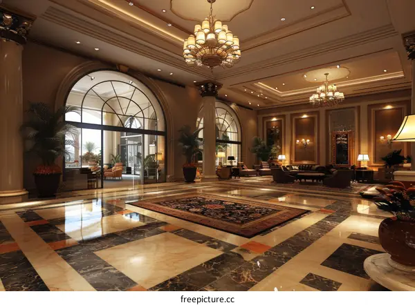 Luxury Hotel Lobby Interior Design