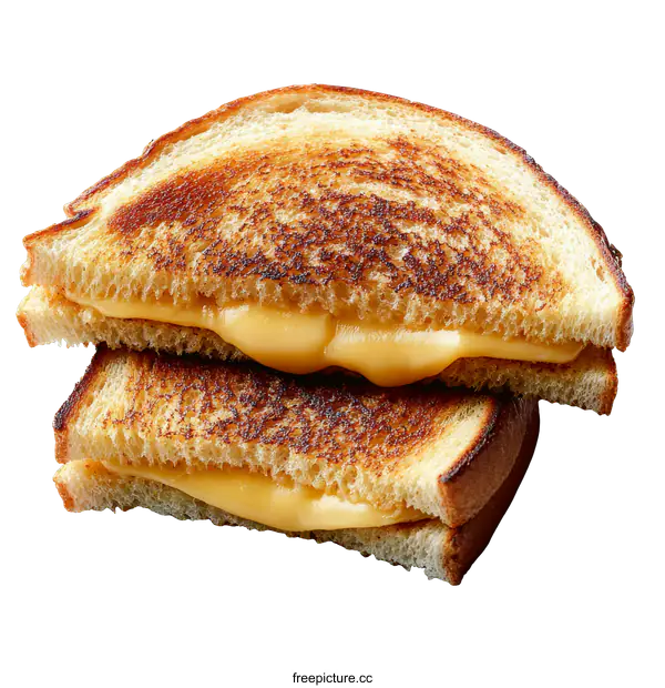 [Transparent Background PNG]Delicious Melted Cheese Sandwich
