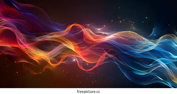 Colorful auspicious clouds