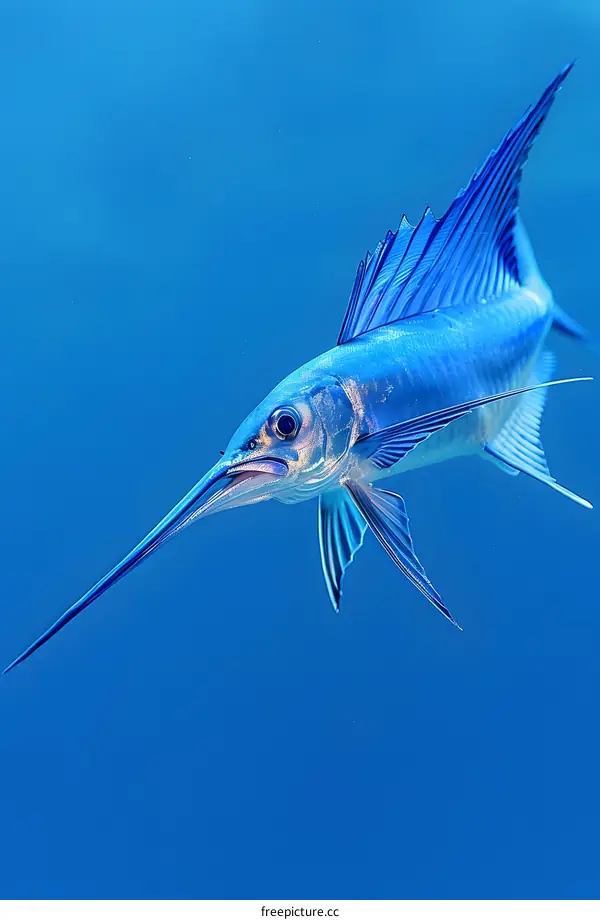 Blue Marlin Fish Underwater Ocean