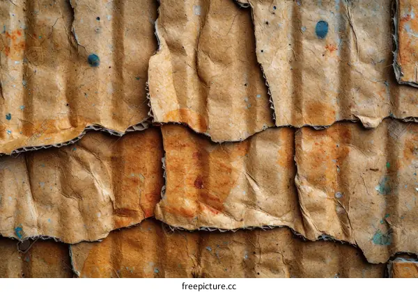 Cardboard texture background