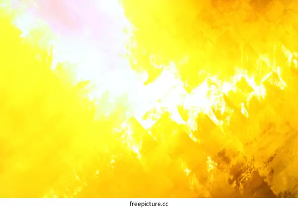 Abstract Yellow Color Painting Background