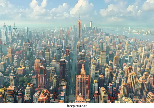 A photo of New York City.