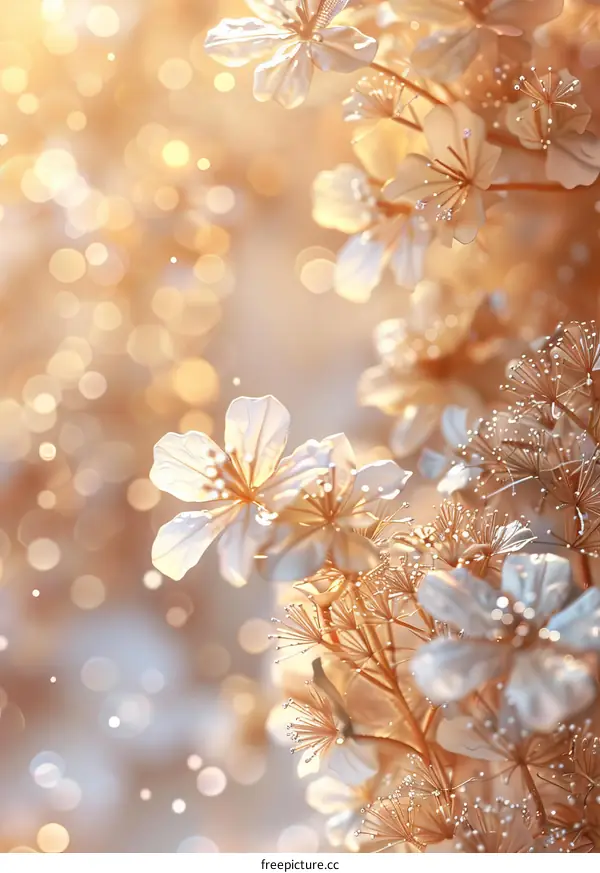 Golden Flower Bloom: Nature's Elegance and Joy