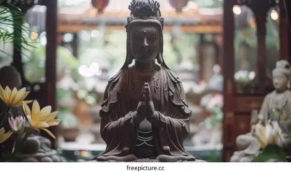 Avalokiteshvara Statue: The Bodhisattva of Compassion