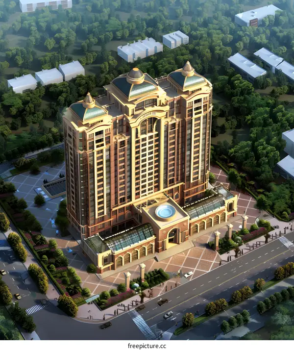 Luxury Apartment Building Architectural Design