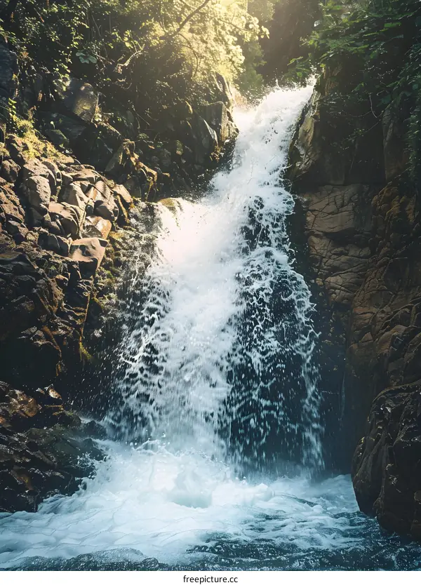 Waterfall in the Forest