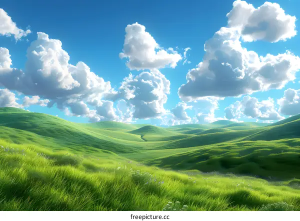 4K Ultra HD Beautiful草原 Landscape Image