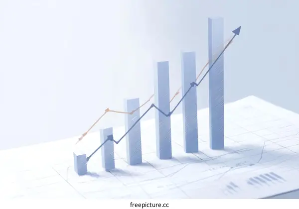 Business Growth Chart Illustration