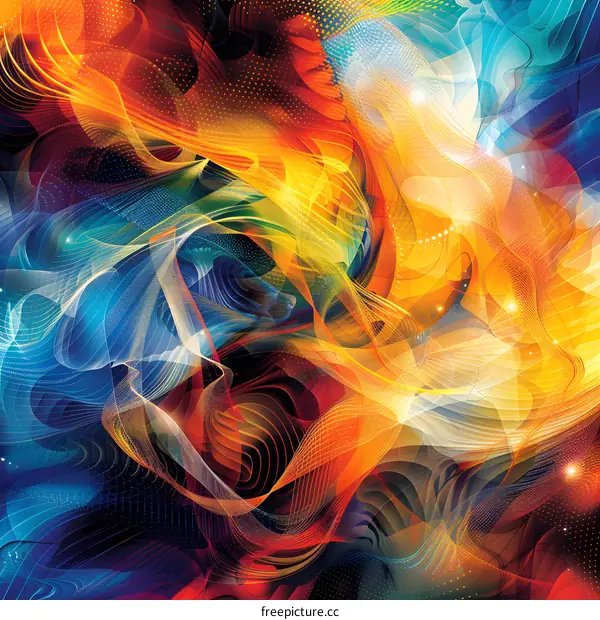 Colorful abstract pattern