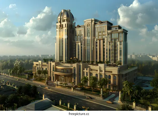 The magnificent hotel