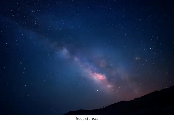 Night Sky Milky Way Galaxy Stars