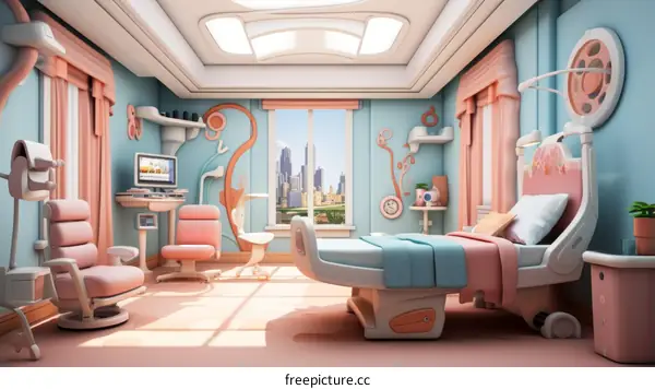 The beauty of modern hospital interior design