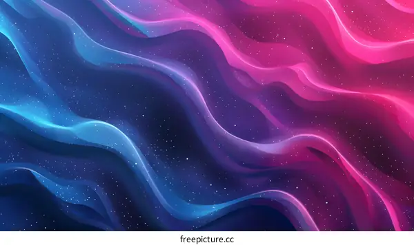 Wavy vibrant colorful abstract background