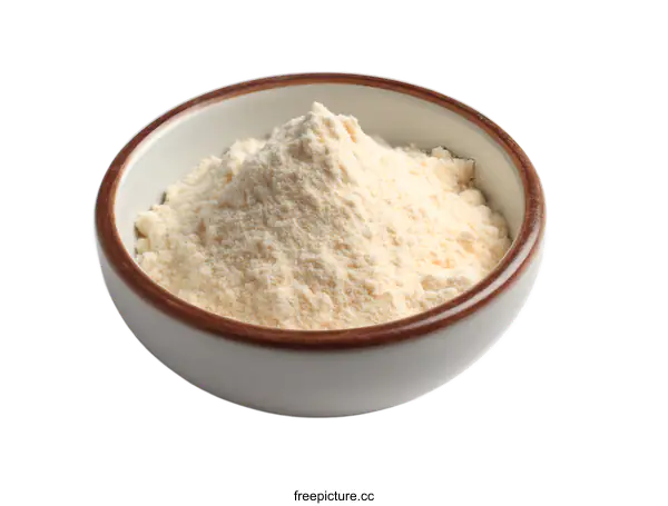 [Transparent Background PNG]Bowl of Flour