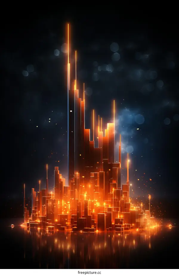 Futuristic Cityscape Illustration