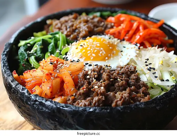 Korean Bibimbap: A Colorful & Delicious Food Photography