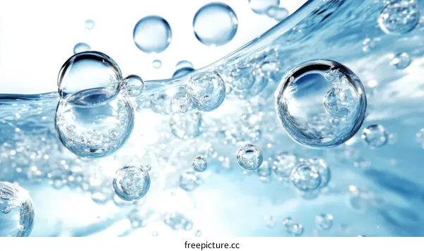 Water Bubbles Macro Photography