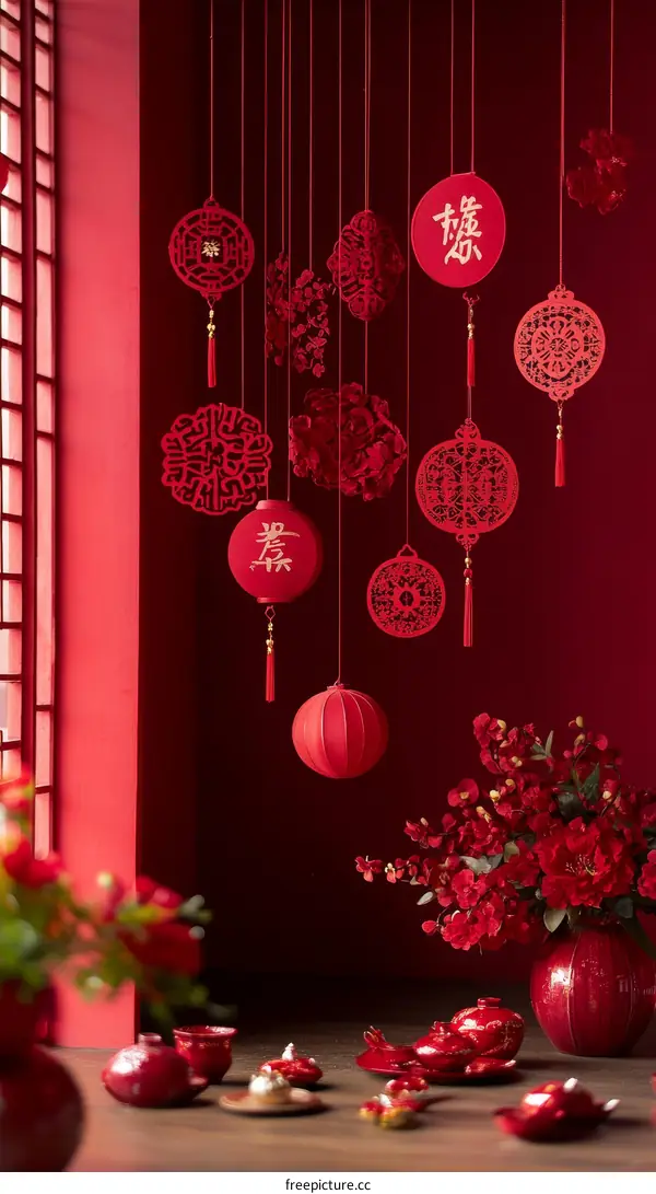 Red Chinese New Year Decorations