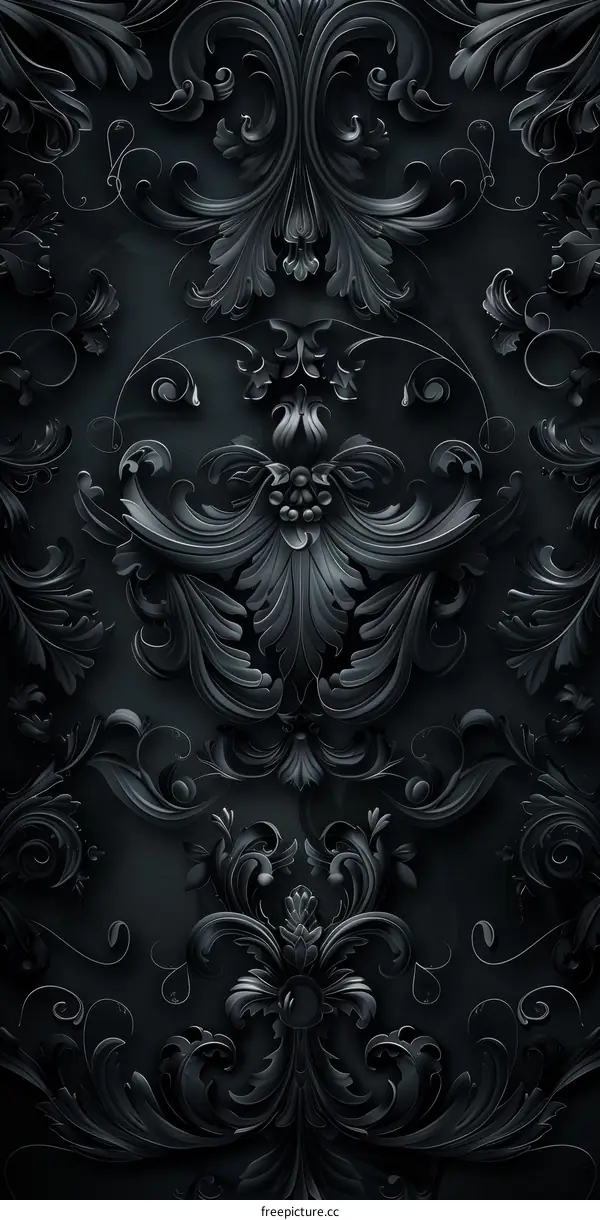 Elegant Floral Embossed Background