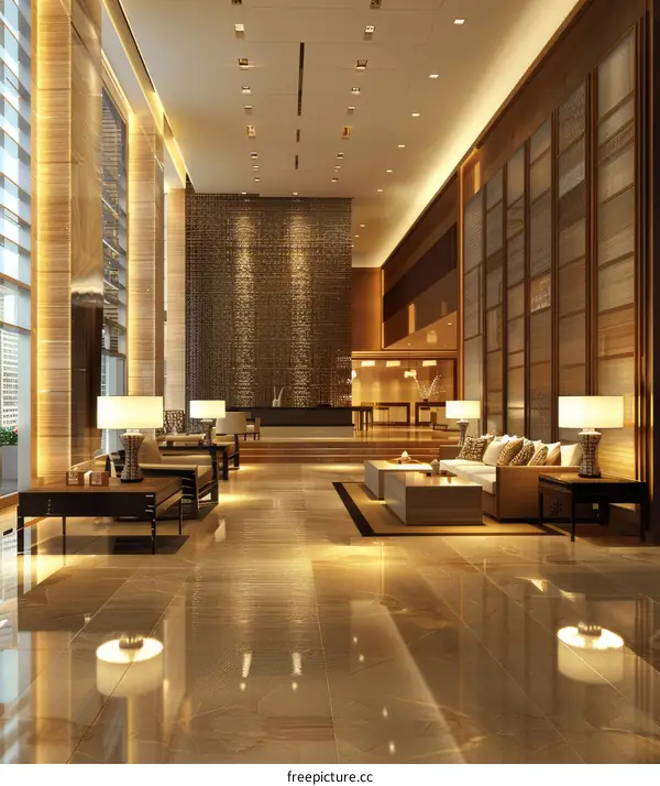 Luxury Hotel Lobby Interior Design