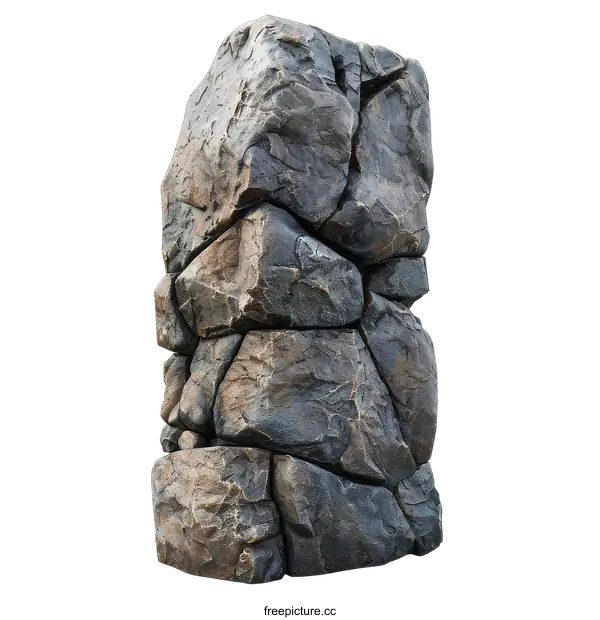 [Transparent Background PNG]Isolated Rock Formation on transparent background