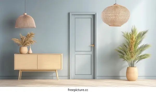 Modern Minimalist Entryway Design Interior