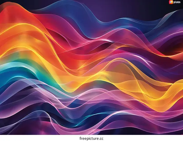 Wavy Multicolor Gradient
