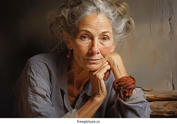 Portrait of an Elderly Woman