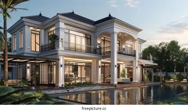 Luxury Modern Mansion Exterior Design