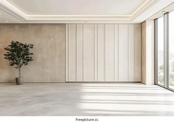 Modern Empty Room Interior Design
