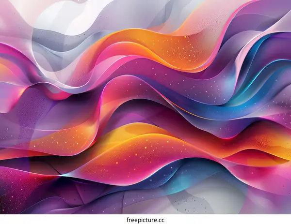 Colorful Abstract Wave Background