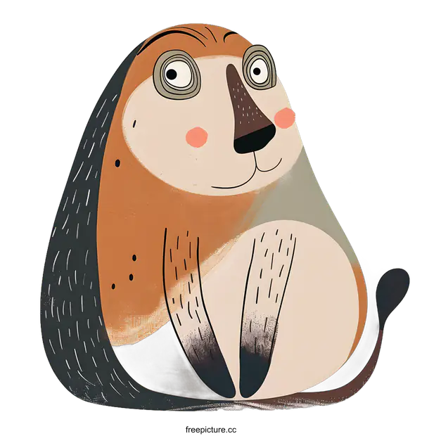 [Transparent Background PNG]Cute Cartoon Lion Illustration