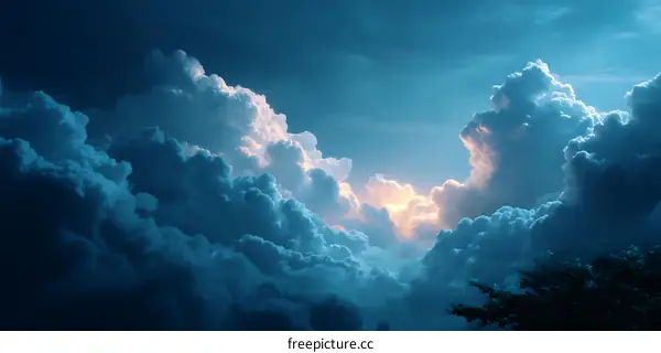 Dramatic Cloudscape at Dawn or Dusk