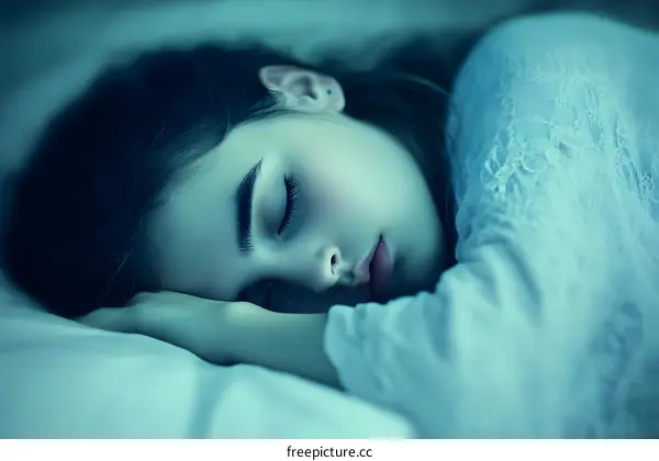 Sleeping Beauty Woman Portrait