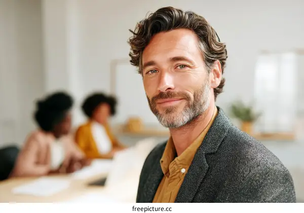 Business Meeting Portrait of a Man