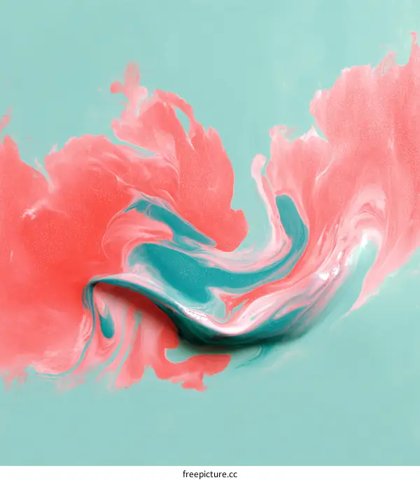 Abstract Colorful Paint Texture Art