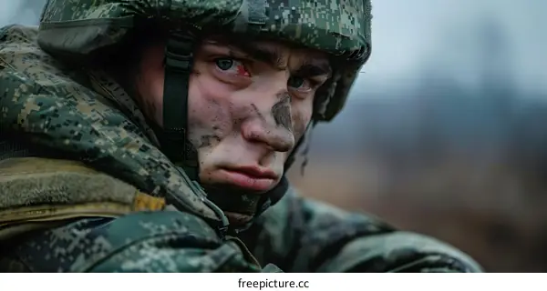 Portrait of a soldier