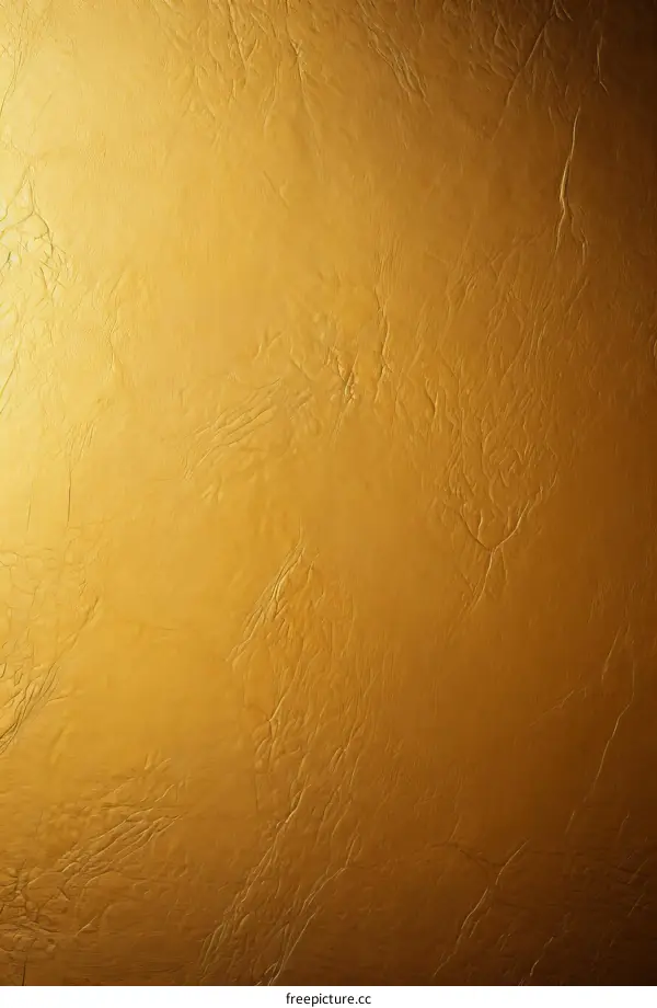 Golden Cracked Leather Texture