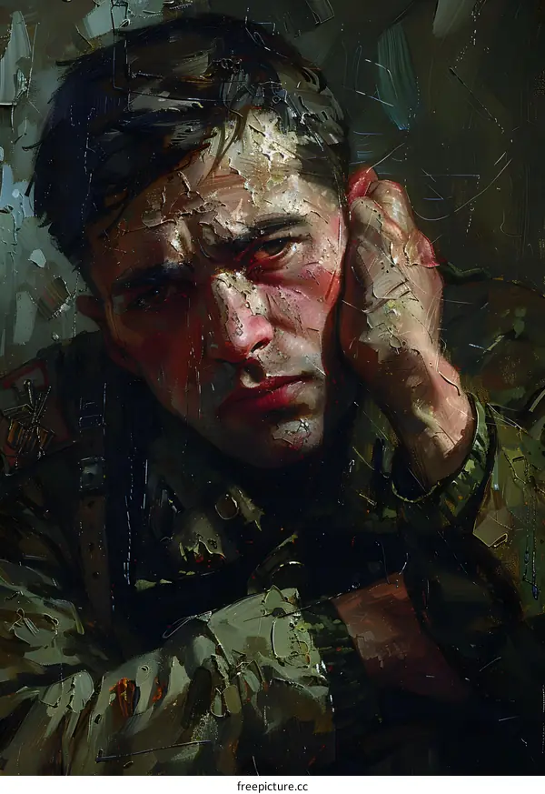 Portrait of a soldier