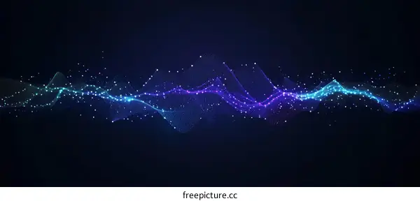 Abstract Digital Wave Pattern Design