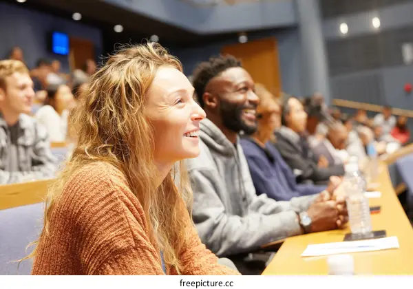 Diverse Audience Attended a Conference or Seminar