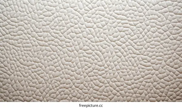 White leather texture with small pebbles