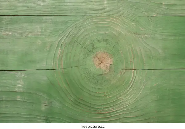 Aged Green Wooden Plank Texture